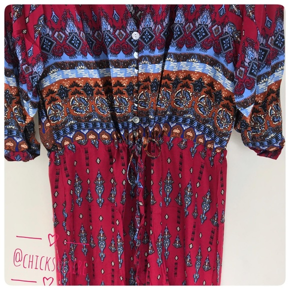 2021 Hot Pick -Boho Long Maxi Floral Dress - Picture 6 of 8